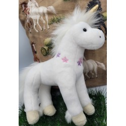 Peluche Licorne Blanche